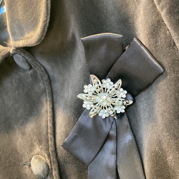 Vintage style brown Velveteen 3/4 jacket - Picture 3 of 3